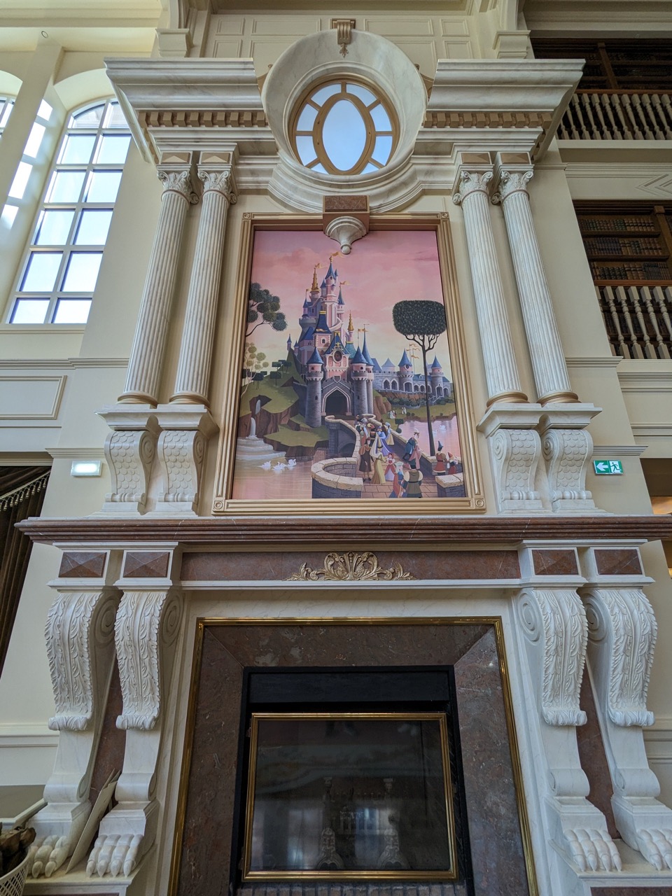The newly remodeled Disneyland hotel